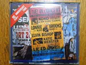 国内盤 2枚組Live ほぼ未使用 The Alligator Records 20th Anniversary Tour アリゲーター20周年 Koko Taylor Katie Webster Elvin Bishop