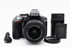 [美品] Nikon ニコン D5300 + AF-S 18-55mm II レンズ #2332590