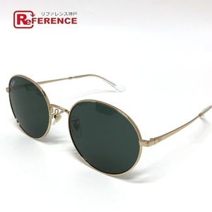 未使用 Ray-Ban レイバン RB3612D ラウンド サングラス ゴールド レディース【中古】