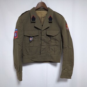 70年代 ベルギー軍 バトルドレス ウール アイクジャケット メンズ M相当 ミリタリー ワッペン 戦闘服 70s ヴィンテージ ビンテージ ①