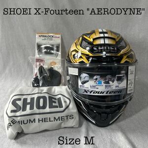 ★新品 SHOEI X-Fourteen AERODYNE TC-9 Mサイズ ショウエイ フルフェイスヘルメット X14 Xフォーティーン エアロダイン A50725-1