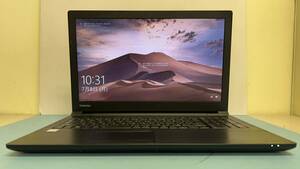 中古ノートパソコン★Windows10★toshiba Core i5-8350U/@1.90GHz/8GB/SSD 240GB/15インチ以上★