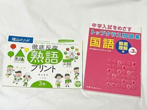 ★未使用 トップクラス問題集 国語 小学3年 徹底反復 熟語プリント 影山メソッド★