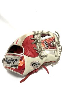 「即戦力」Rawlings ローリングス HOH HACKS 一般軟式 内野手 右投げ用 野球 グローブ グラブ GR1HON62 マルチカラー レッド 迷彩