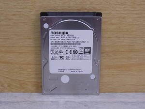 △G/220●東芝 TOSHIBA☆2.5インチHDD(ハードディスク)☆500GB SATA 5400rpm☆MQ01ABD050☆中古品