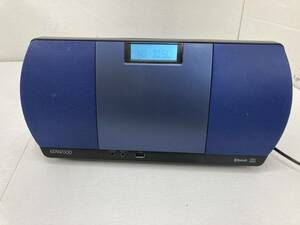 S100[08]S94(スピーカー本体) 中古 KENWOOD CDシステムBT CR-D3 ブルー ※本体・電源コードのみ 7/29出品