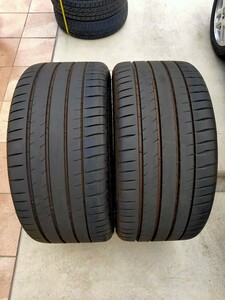 極上品 2023年製 2022年製 バリ溝 7mm 6.5mm MICHELIN ミシュラン PILOT SPORT 4S パイロットスポーツ 285/35ZR20 2本 バリ山 