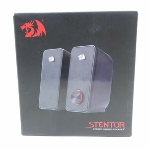 099 Stentor ライト搭載フルレンジ2.0 PCゲーミングスピーカー GS500 ※中古