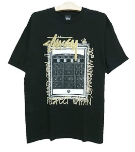 超激レア希少！新品タグ付き！STUSSY ステューシー/MIGHTYCROWN 20th/20周年 コラボ限定Tシャツ L 黒/ブラック デッドストック見逃し損！