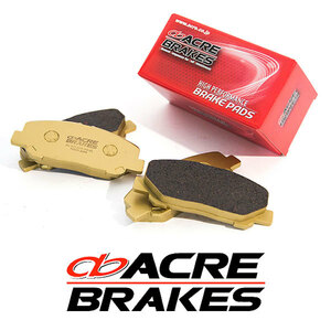 ACRE アクレ ブレーキパッド ダストレスリアル 前後セット RCZ T7R5F02 H22.7～H28.12 FF 6AT 1.6L