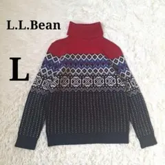 L.L.Bean　エルエルビーン　ノルディック　セーター　ニット　タートル