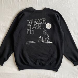 Special! 80s BLACK FLAG スウェット XL HANES ビンテージ USA製 SST RECORDS Dinosaur jr Soundgarden 90s