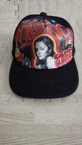 ヒステリックグラマー　HYSTERIC GLAMOUR キャップ 帽子　メッシュキャップ　黒 ブラック　送料無料