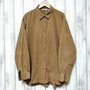 UNIQLO ユニクロ (M)　コーデュロイシャツ