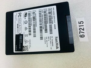 SSD256GB SATA 2.5 インチ SSD256GB SANDISK X300 256GB 2.5 7MM 使用時間14012時間