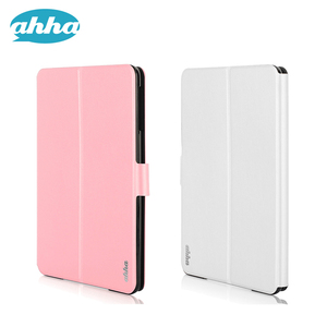 即決・送料込)【リバーシブルケース】ahha iPad mini 3/2/1 Dual Face Flip Case SYKES BASIC Pale Pink/Sugar White