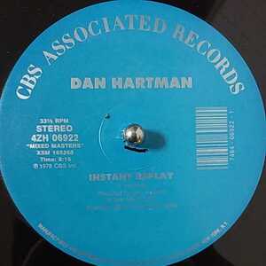 12inch US盤/DAN HARTMAN INSTANT REPLAY/VERTIGO/RELIGHT MY FIRE