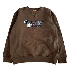 00s SWAGGER print design over size sweat archive a bathing ape phenomenon undercover nigo nowhere good enough aff arevolver