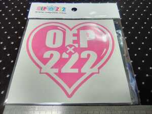 新品未使用 オカダエンタープライズ OEP222 オリジナルカッティングステッカー ピンク色