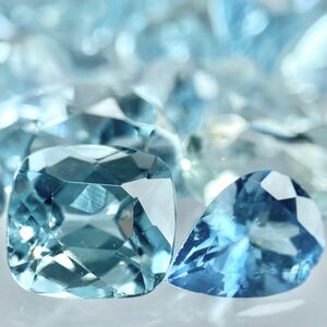 ●天然アクアマリンおまとめ101ct●o ルース 裸石 宝石 ジュエリー jewelry aquamarine ベリル w4 ●58