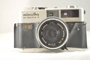 ★ジャンク★ MINOLTA HI-MATIC F#0512