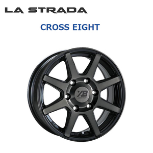 送料無料 阿部商会 LA STRADA TIRADO CROSS EIGHT 6.5J-17 +38 6H-139.7 (17インチ) 6H139.7 6.5J+38【1本単品 新品】