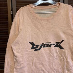 1スタ 再落無し AUFH ピンク バンド スウェット ビョーク Bjork アーティスト ロック 90s 00s ビンテージ 古着 卸 仕入れ