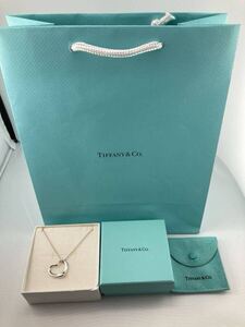 ⑧ 新品 TIFFANY&CO. ティファニー オープンハート ラージサイズ シルバー ネックレス 箱 巾着 紙袋 プレゼント ギフト 贈答用