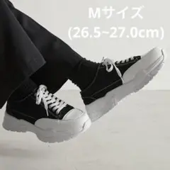 【molk】 ボリュームソールキャンパススニーカー M(26.5~27.0cm)