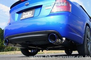 自動車関連業者直送限定 HKS Super Turbo Muffler スーパーターボ マフラー スバル レガシィB4 BL9改 EJ25(TURBO) (31029-AF004)