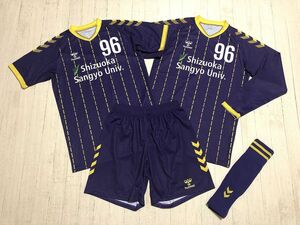 2022 静岡産業大学 サッカー部 選手支給 実使用 公式戦用 HOME 1st GK ユニフォーム (半袖＆長袖) 4点セット 96番 非売品 /高校