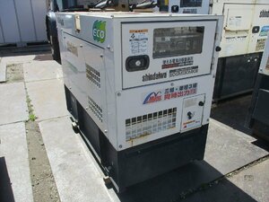 【中古】ディーゼル発電機☆13KVA☆新ダイワ☆DGM130MK☆三相・単相３線同時出力☆オイルガード付き☆点検済！