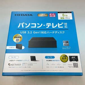 m002L E3(60) 未使用 I-O DATA アイ・オー・データ USB 3.2 Gen1対応 ハードディスク HDCX-UTL6K 外付けHDD 6TB