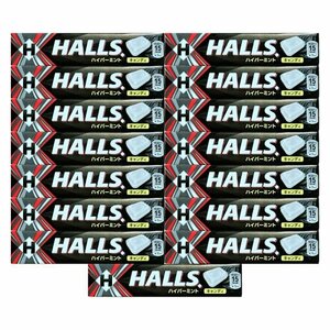 Halls ホールズ ハイパーミント 15個セット のど飴 黒