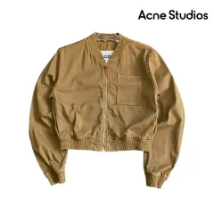 【雷市場（ポンジャン）商品韓国直送】 Acne Studios(アクネストゥディオズ) クロップド コットン チノ ブルゾン ジャケット