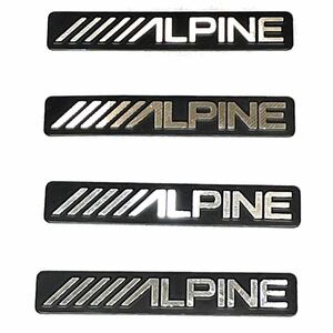 ALPINEアルパイン　スピーカーエンブレムステッカー