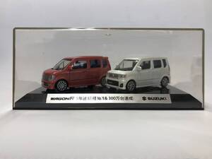 【希少品レア】スズキ　ワゴンR　5年連続軽No.1&300万台達成記念品　ミニカー　SUZUKI WAGON R【展示品/非売品】