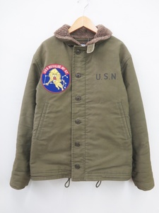 TOYS McCOY トイズマッコイ TMJ2246 N-1 DECK JACKET U.S.S. REGULUS AF-57 PATCH CSTM STORE EX ストア限定 デッキジャケット　38