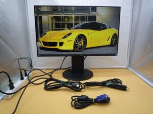 EIZO◎FlexScan EV2450 ◎ 23.8インチ 液晶モニター◎D-subコード・HDMIコード付き◎HDMI対応◎使用時間 17870H◎昇降回転可能 　K4027