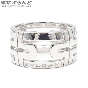 101723162 ブルガリ BVLGARI パレンテシ ロゴ リング ホワイトゴールド K18WG ＃57 指輪 ユニセックス 仕上済 16.5号相当