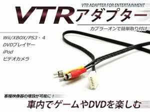 メーカーオプションナビ専用 VTR アダプター ランドクルーザー100/ランクル100 UZJ100/HDJ101 H11.8～H14.7 シグナスを含む RCA 変換 入力