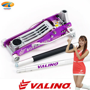 VALINO×DIGICAM ヴァリノ×デジキャン カラージャッキ オールアルミニウム パープル 紫 3.0t 3t ガレージジャッキ フロアジャッキ