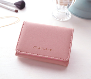 (0312)　JILLSTUART　三つ折り財布ピンクバージョン　2018年MORE11月号　特別付録　財布　ウォレット　非売品