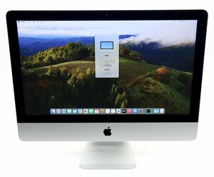 【1円スタート】Apple iMac 21.5インチ Retina 4K 2019 Core i5-8500 3GHz 8GB 256GB(APPLE SSD) Radeon Pro 560X macOS Sonoma ジャンク品