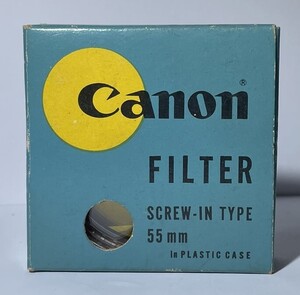 Canon FILTER 55mm Y3 2x 　キャノンイエローフィルター55ｍｍ