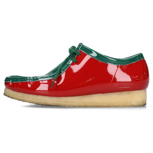 シュプリーム SUPREME クラークス Patent Leather Wallabee サイズ:42 パテントワラビーシューズ 中古 HJ12