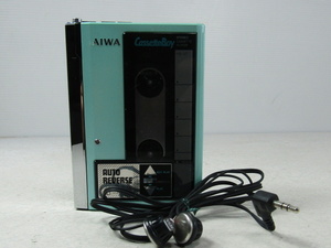 ■■ AIWA アイワ カセットボーイ CassetteBoy HS-U7 カセットプレヤー 通電のみジャンク品 イヤホン付■■