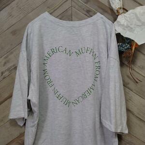 ダイアナ◇ハートロゴTシャツ◇バックプリント◇バックロゴ◇ゆるだぼ◇