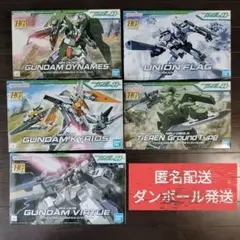 ガンダムダブルオー　デュナメス　キュリオス　ヴァーチェ　フラッグ　ティエレン