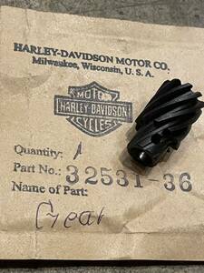 NOS Harley-Davidson DISTRIBUTOR GEAR FITS 47-48 UL, 47-52 EL, 47-64 FL OEM#:32531-36 ディストルピューター デスビ ギア Deadstock